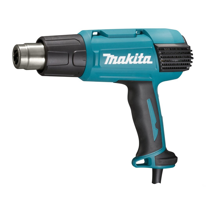 Термопистолет HG 6530 VК (MAKITA) /2000Вт, 50-650 С, поток возд 280/500/550л/мин, жк дисплей; 0,72кг, кейс, насадки/ — фото 1