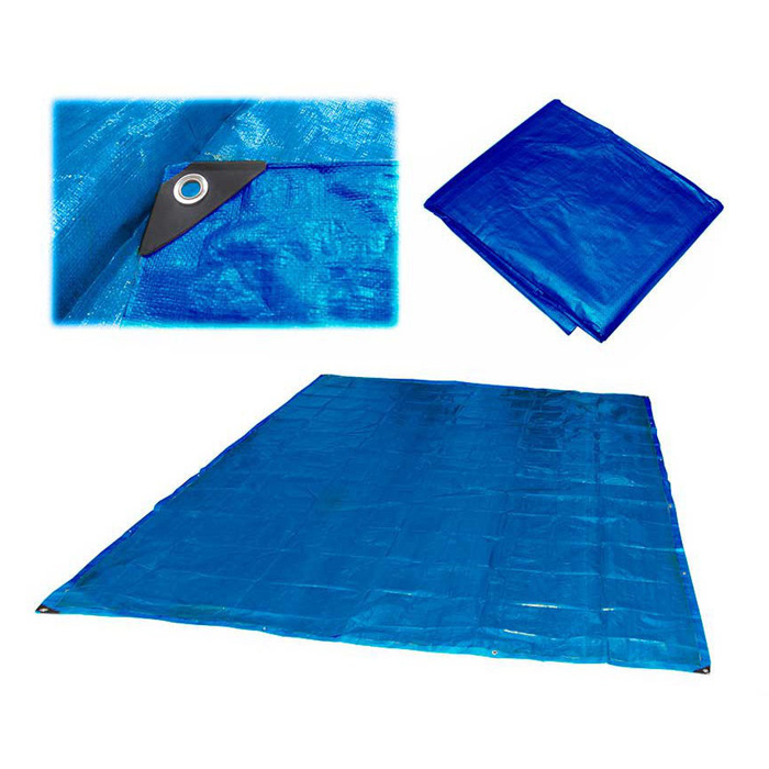 Тент защитный 3х4м, 60г/м2, синий (ECOS) /арт.999165/ — фото 1