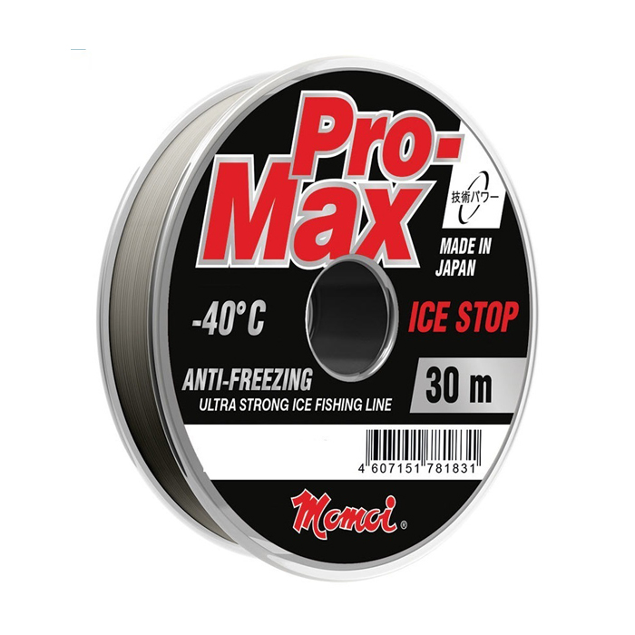 Леска Momoi Pro-Max Ice Stop 0.135мм 2.2кг 30м прозрачная — фото 1
