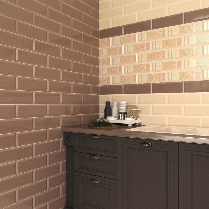 Керамическая плитка Metro beige wall 02 v2 100х300