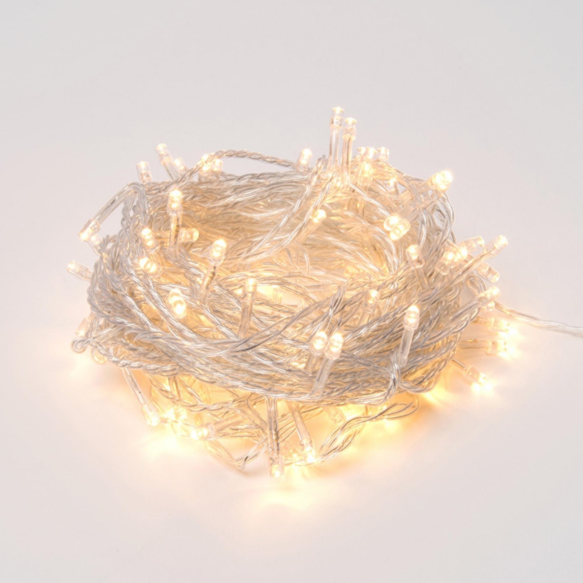Гирлянда свд нить 10,0м IP20 (UNIEL) /100LED арт. ULD-S1000-100-DTA WARM WHITE / — фото 1