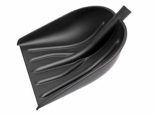 Лопата снеговая пластмас. 410х460мм КУПЕЦ (ЦИКЛ) /планка без черенка/ — фото 1