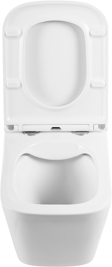 Унитаз подвесной безободковый ARDENTER-R P-trap BB520CHR (+сиденье ВВ2322SC) — фото 1