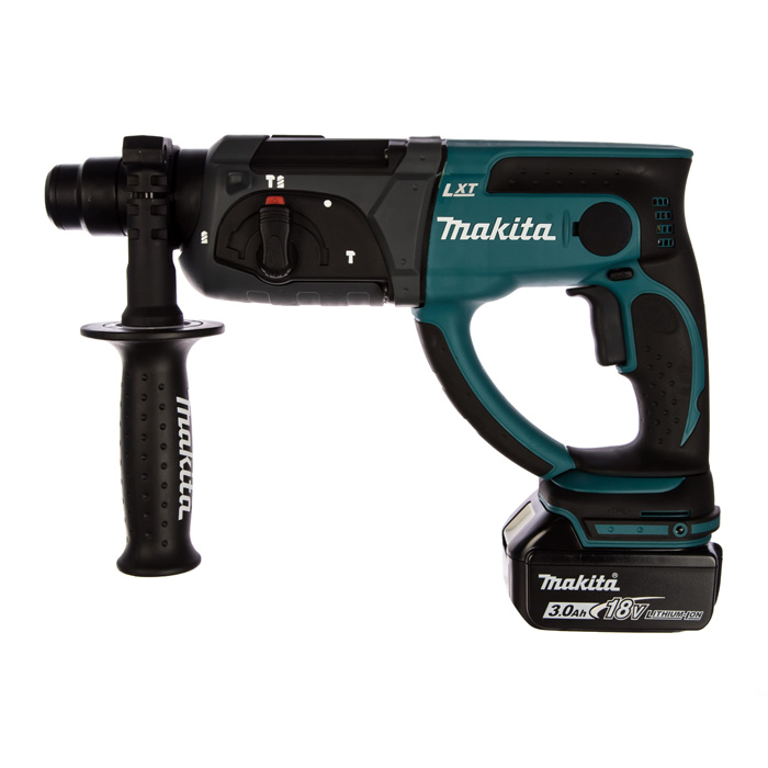 Перфоратор аккумуляторный DHR202RF (MAKITA) /18В, SDS-plus, 1,9Дж, 3,2кг, 3 реж, 1 акк 3Ач Li-ion, серия LXT/ — фото 1