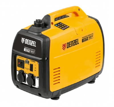 Генератор бензиновый GT-2200iS (DENZEL) /1,8/2,2 кВт, инверторный, 12/220В, кожух, бак 4л., ручной старт, 21кг/ — фото 1