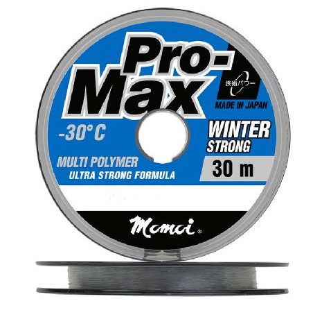Леска Momoi Pro-Max Winter Strong 0.12мм 1.8кг 30м прозрачная — фото 1