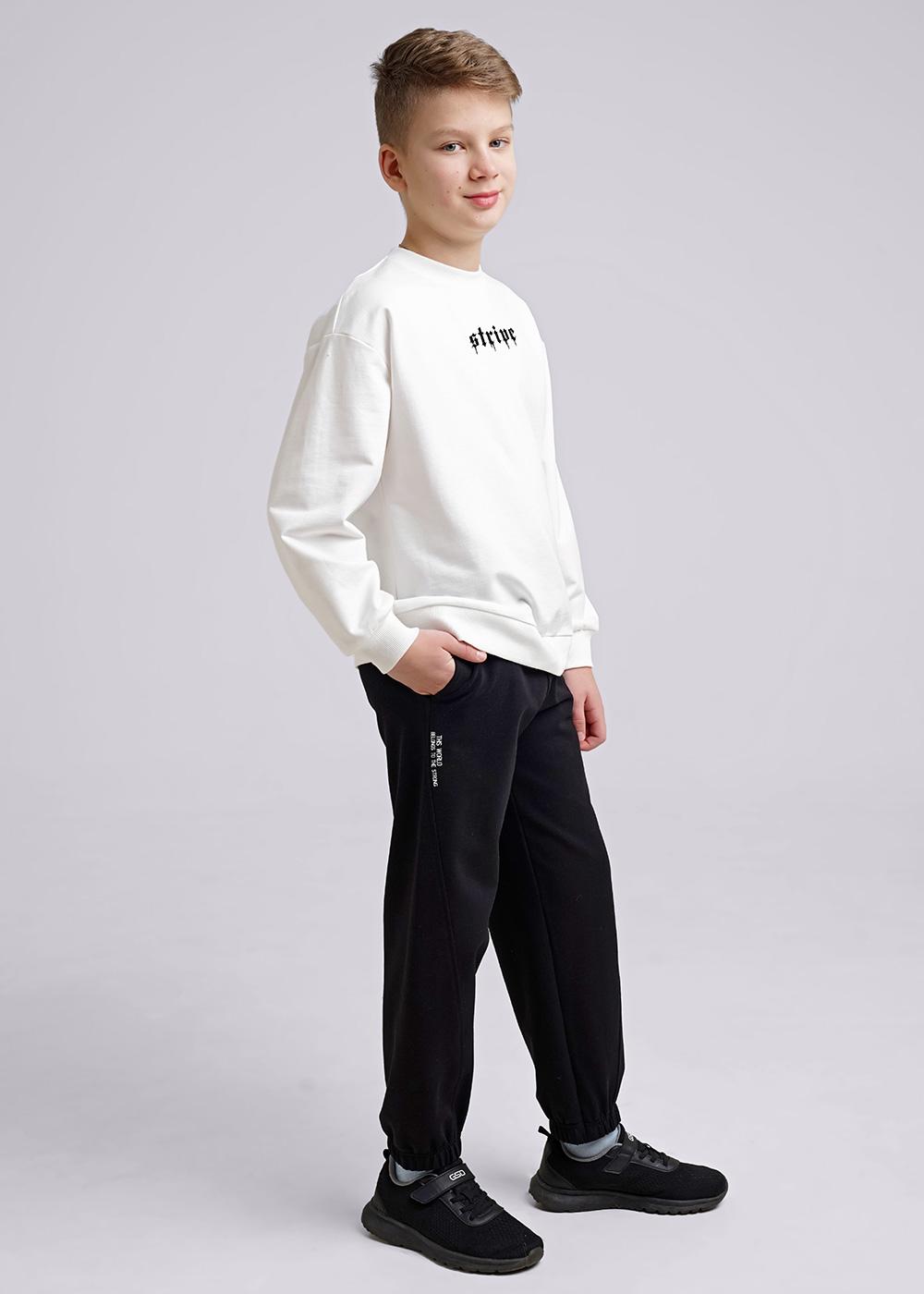 Брюки детские спортивные 846575/76а черные (CLEVER WEAR) — фото 1