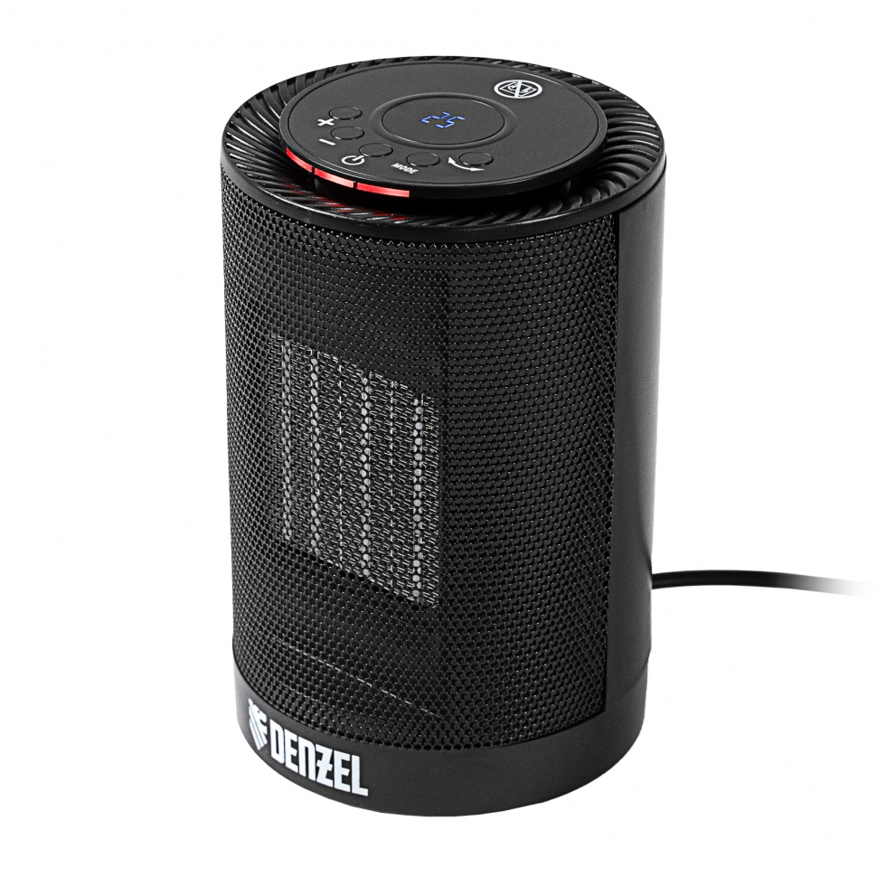Тепловентилятор DTFC -1200 (DENZEL) /1,2 кВт, дисплей, керамический тен, вращение, 1,1кг/ — фото 1