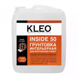 Грунтовка интерьерная KLEO INSIDE 50 5л — фото 1