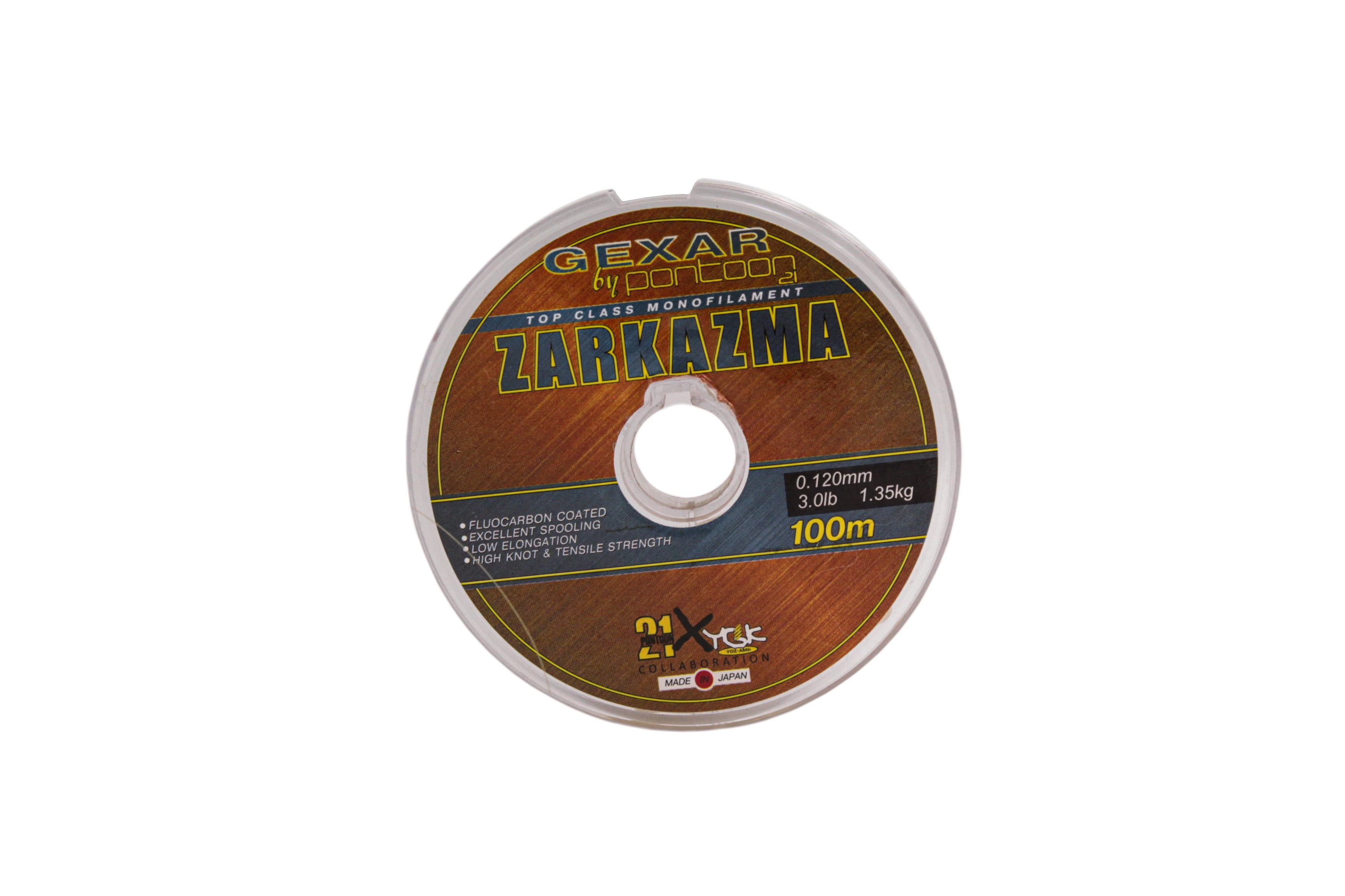 Леска моно Pontoon21 Zarkazma, 0,12мм, 3,0Lb, 1,35кг, коричневая — фото 1