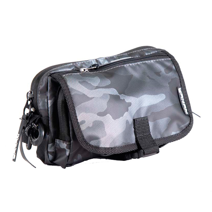 Сумка рыболовная Yaman Street Fishing MultiLock S-Pouch, 13,5х22х8см, цв.серый камуфляж — фото 1