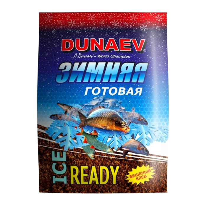 Прикормка Dunaev CP зима 500гр готовая Мотыль — фото 1