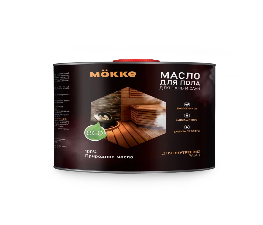 Масло для бань и саун МОККЕ для пола 0,4л — фото 1
