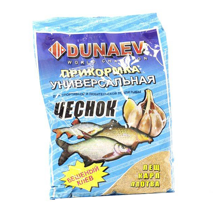 Прикормка Dunaev - CP 0,9кг Универсальная Чеснок — фото 1