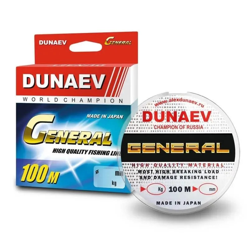Леска Dunaev General All Round 0.37мм 100м — фото 1