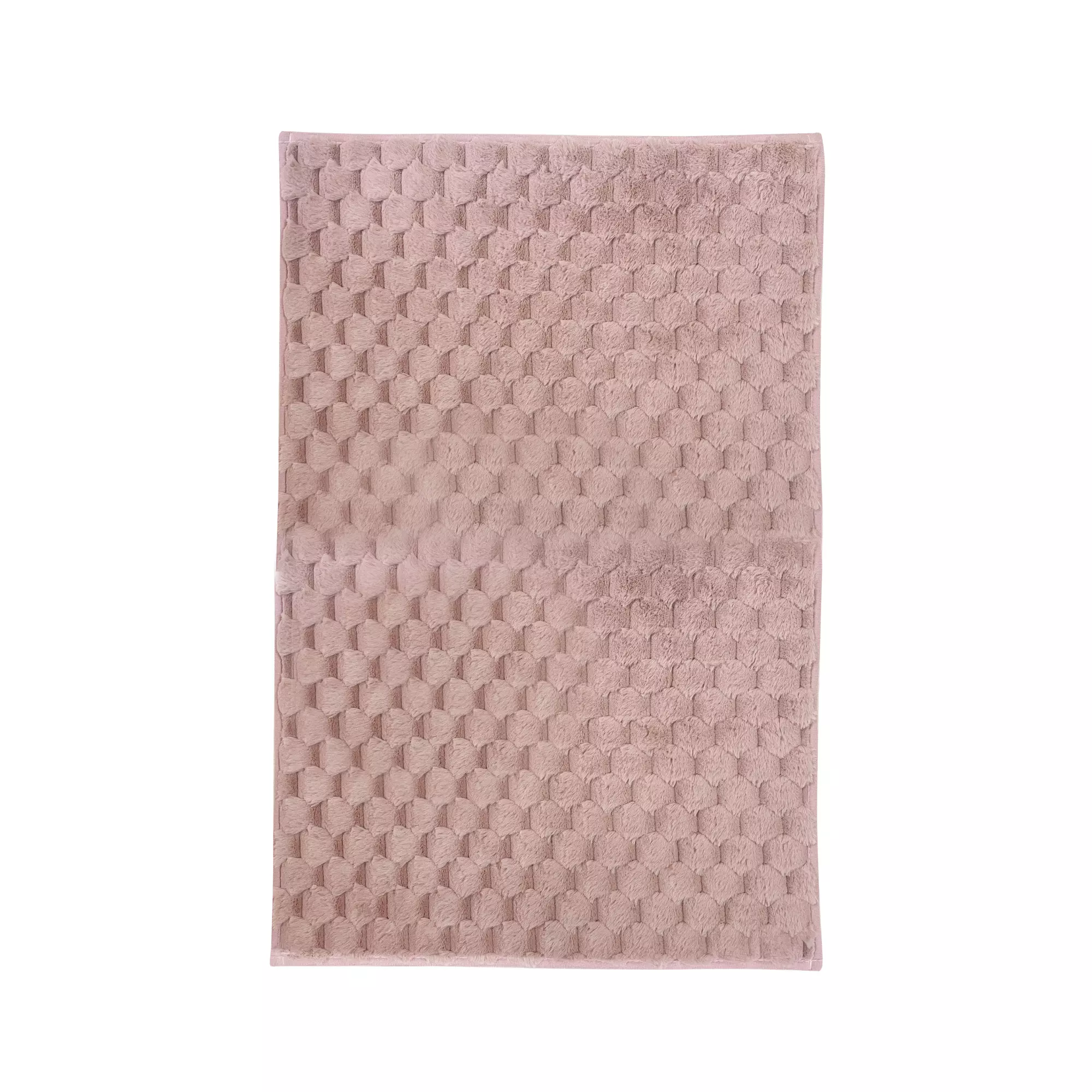 Коврик для ванной 50*80см HONEY пудровый /. FOR-HONEY-5080-PINK/арт — фото 1