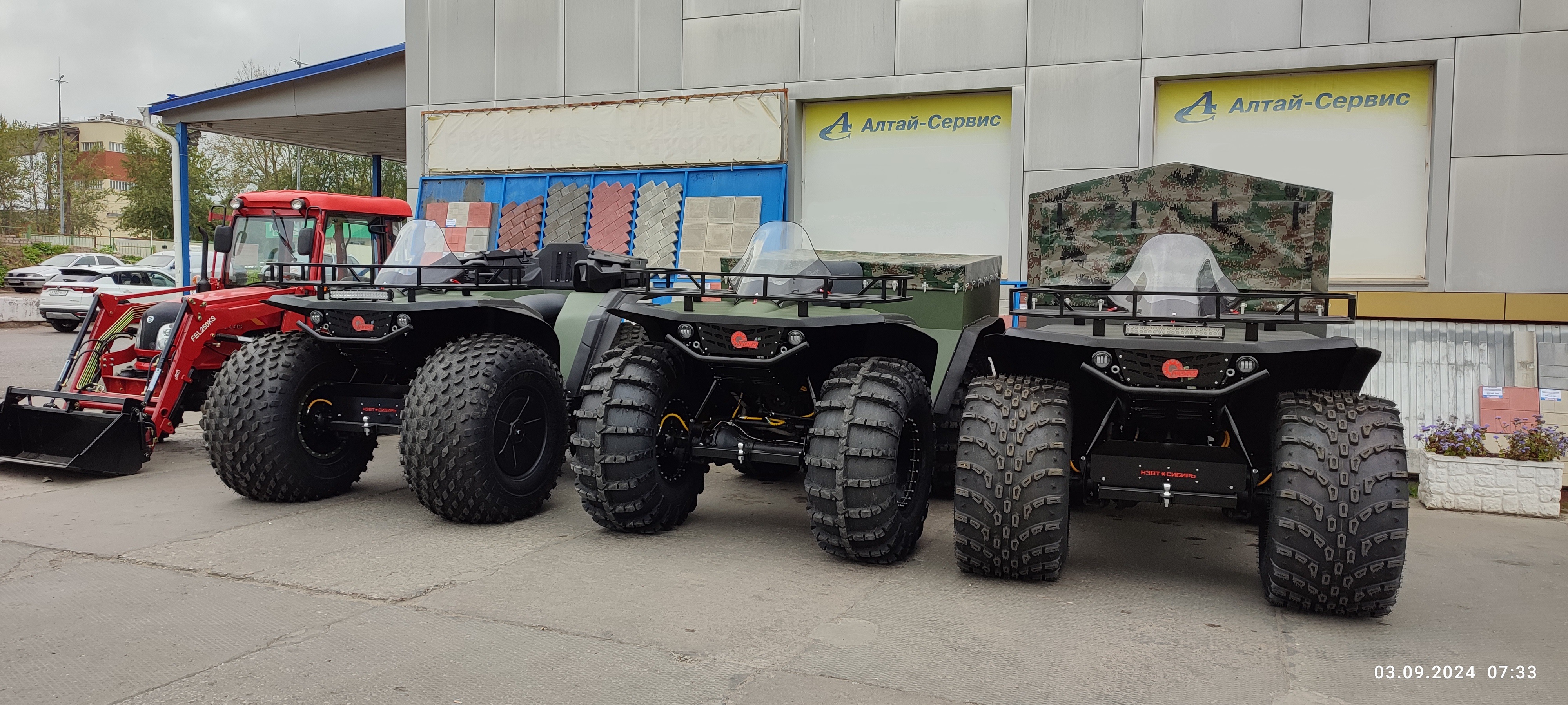 Вездеход (снегоболотоход) Пикап NORD (компл.В350636, Серый)