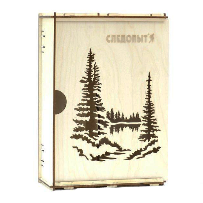 Коробка подарочная Следопыт из фанеры 180х80х250 PF-PT-02 — фото 1