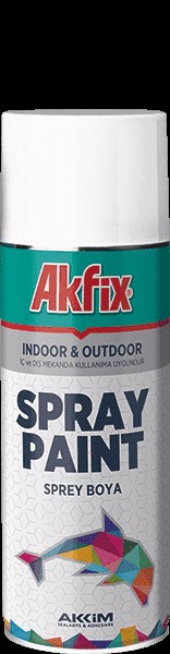 Краска аэрозольная Akfix коричневая глянцевая 8017 400мл — фото 1