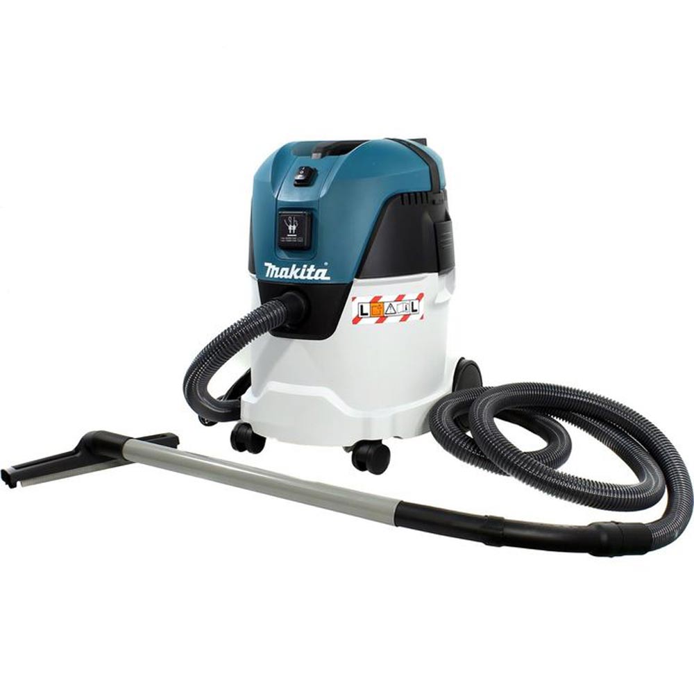 Пылесос VC2512L (MAKITA) /1000 Вт, 60л/сек.; объем контейнера 25л; сух/влаж. уборка; разряжение 210мбар; 8,0кг, шланг, насадки/