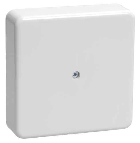 Коробка распаячная ОУ IP40 75х75х20мм (Plex UP) белый, без клеммников арт.KGN30-48-03-01 /