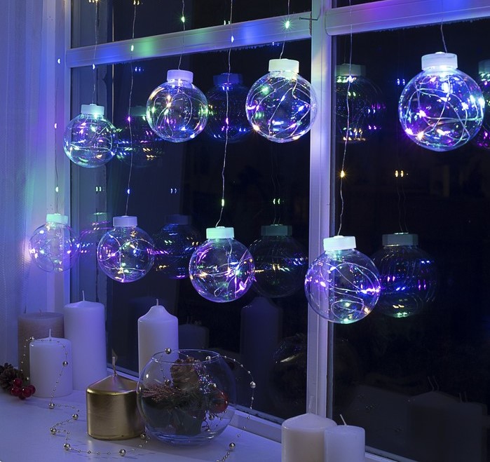 Гирлянда свд бахрома 2,5х0,7м IP20 (Luazon Lighting) /186LED 