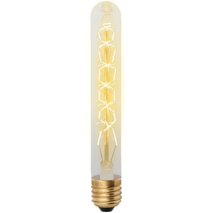 Лампа накаливания Е27 60Вт 300Lm (UNIEL) /Vintagе цилиндр 185мм арт. IL-V-L32A-60/GOLDEN/Е27/ — фото 1