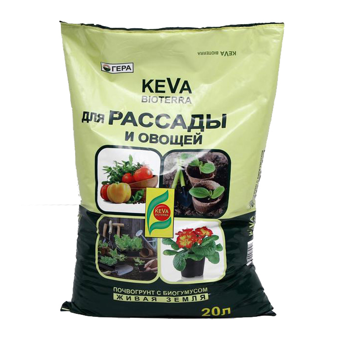 Грунт для рассады и овощей 20л (KEVA BIOTERRA) — фото 1