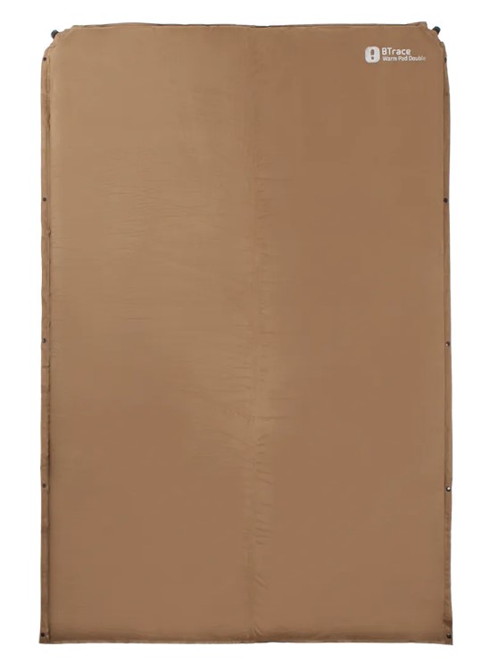 Коврик туристический самонадувающийся 5х130х188см Warm Pad Double до130кг корич(BTrace) /арт. M0208/ — фото 1