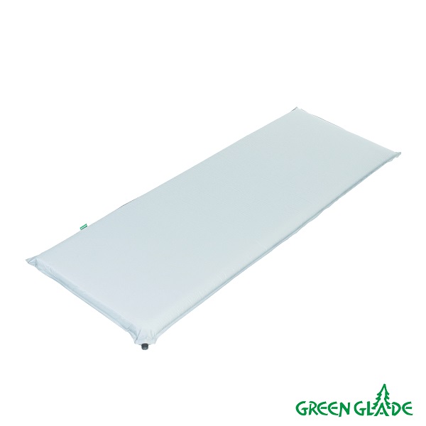 Коврик туристический самонадувающийся 7х63,5х198см серый (Green Glade) /арт.М1987/ — фото 1