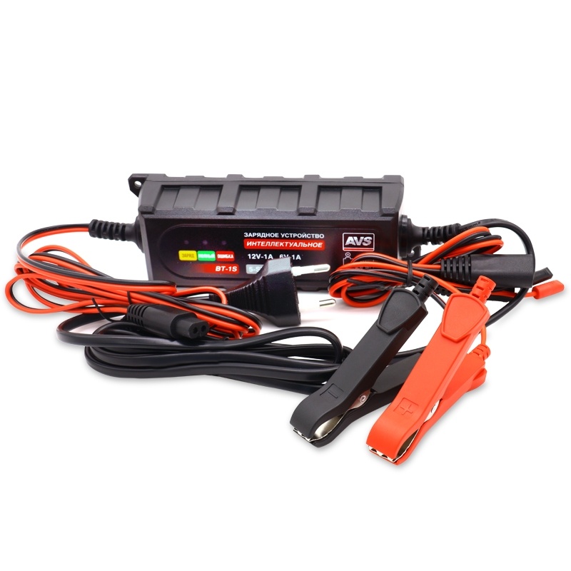 Зарядное устройство AVS BT- 1S (1А, 20W) 6/12V — фото 1