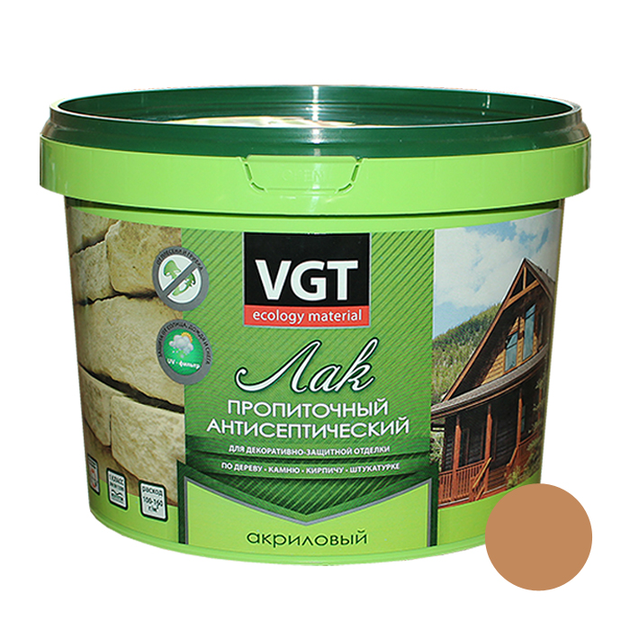 Лак акриловый пропиточный с антисептиком 9,0кг калужница — фото 1