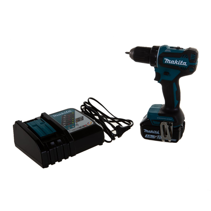 Дрель аккумуляторная DDF 485 RF (MAKITA) /18В; 1 аккум, 1х3,0Ач; 50Нм; Li-Ion; БЗП 13мм; 0-500/0-1900об/мин; бесщеточный; 1,7кг; кейс/ — фото 2