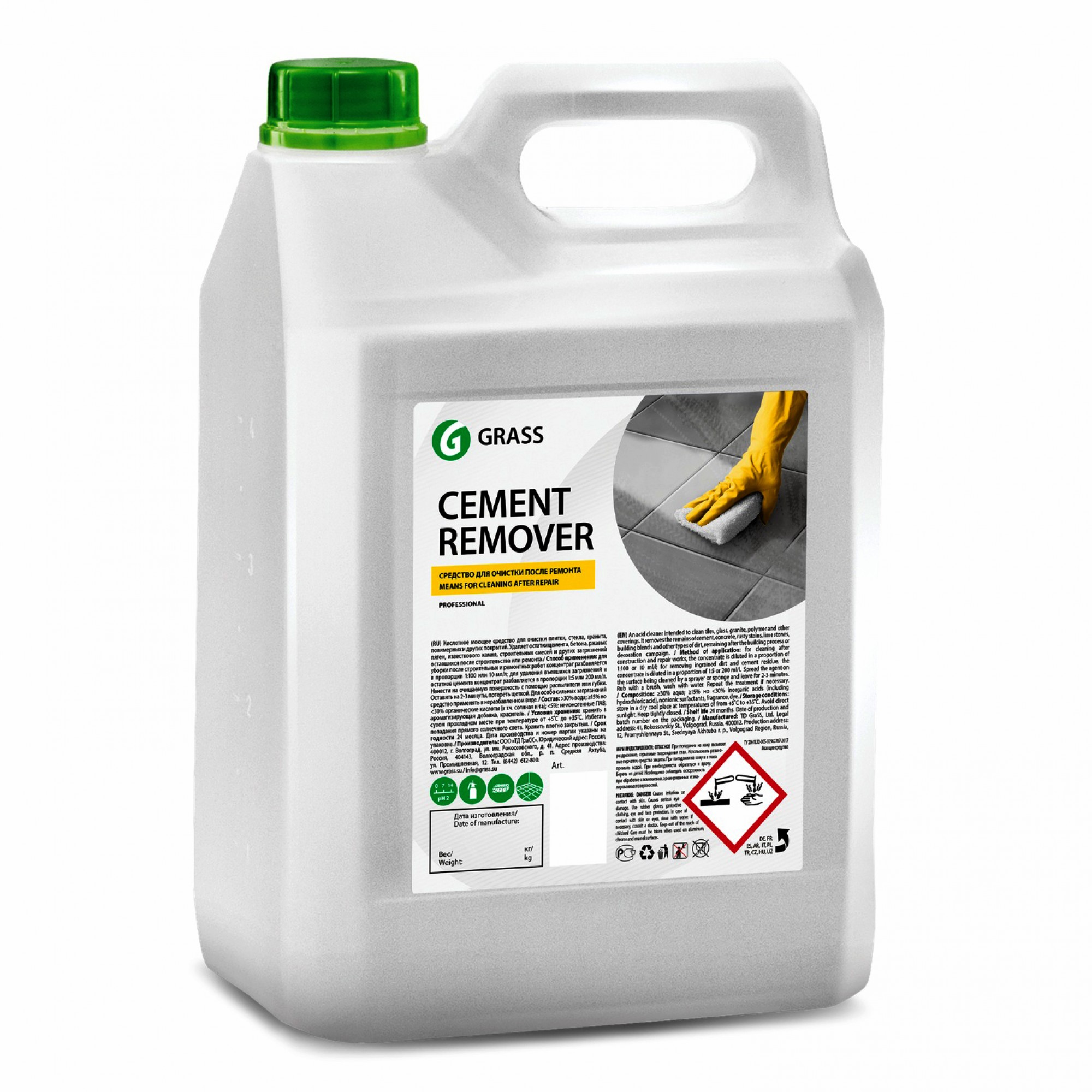 Средство моющее Cement Remover 5,8 кг (GRASS) — фото 1