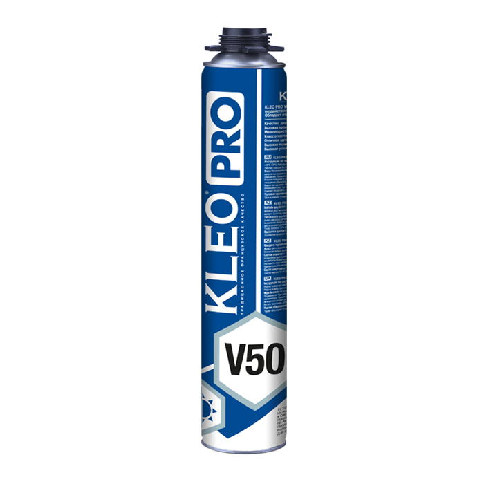Пена монтажная KLEO PRO V50 проф. всесезонная 705мл (12шт/кор) — фото 1
