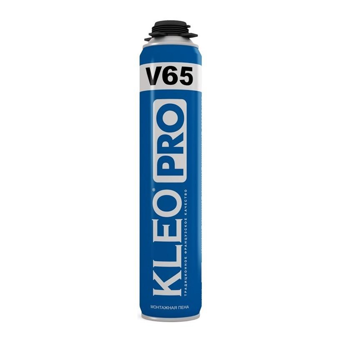 Пена монтажная KLEO PRO V65 всесезонная 865мл (12шт/кор) — фото 1