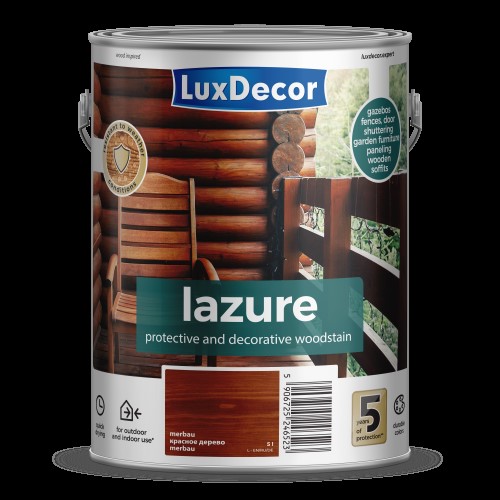 Антисептик Лазурь LUXDECOR для дерева 2,2л сосна — фото 1