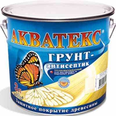 Антисептик АКВАТЕКС грунт 2,7л бесцветный — фото 1