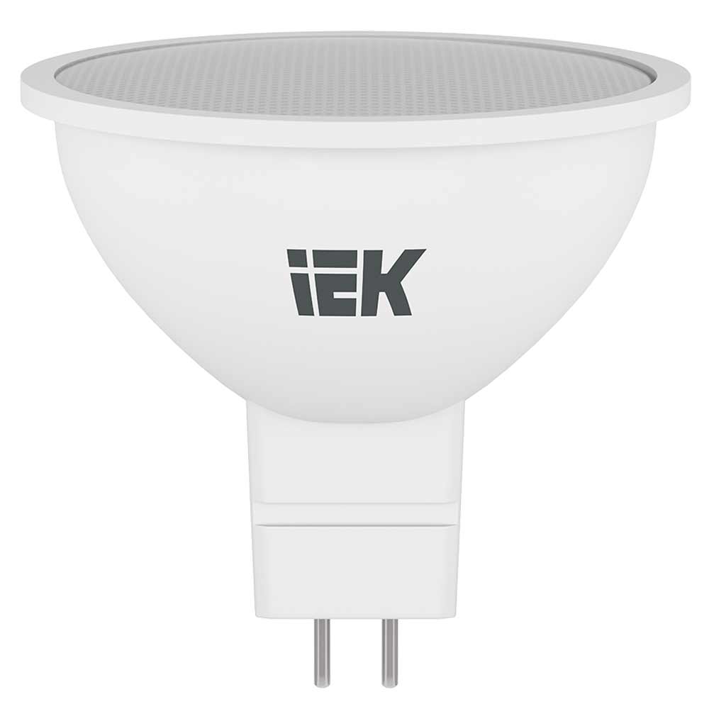 Лампа свд GU5.3 MR16 7Вт 4000К 630Lm (IEK) арт. LLE-MR16-7-230-40-GU5/ — фото 1