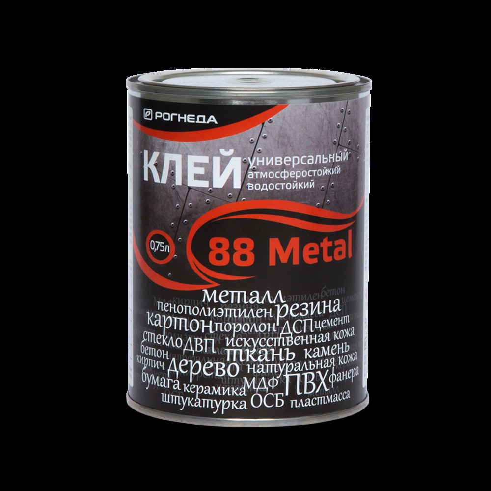 Клей 88 Металл водостойкий 0,75л Рогнеда — фото 1