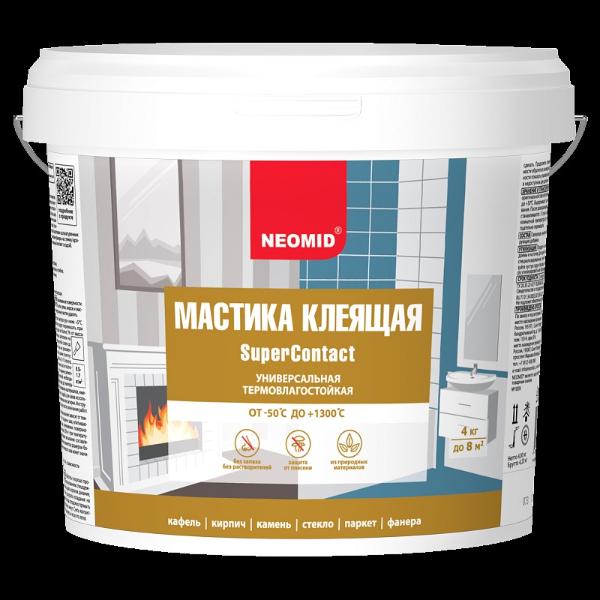 Мастика клеящая термостойкая универсальная 4кг НЕОМИД — фото 1