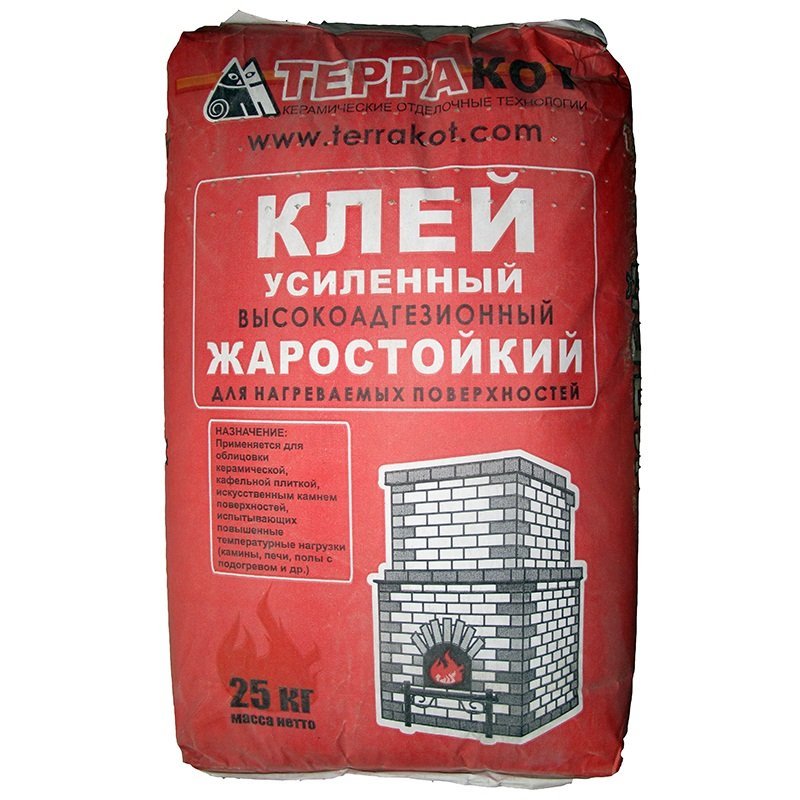 Клей жаростойкий Терракот усиленный 5кг
