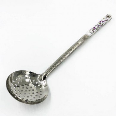 Шумовка нержавеющая сталь D13.5 cm, ручка 34 см (Арамиль) /арт.МА2531/ — фото 1