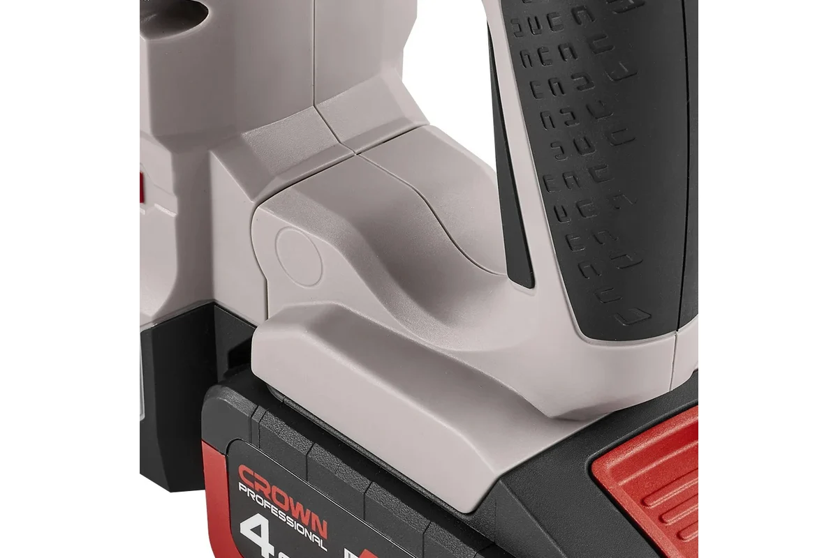 Перфоратор аккумуляторный CT28001HX-4 BMC (CROWN) /20В; SDS-plus; 2,3Дж; 3 реж; 2 акк 4,0 Ач Li-ion; 3,1кг; кейс, бесщет.двиг./ — фото 7