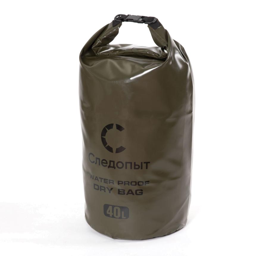 Гермомешок 40 л Dry Bag без лямок, хаки (Следопыт)/арт.PF-DBS-40Н/ — фото 1