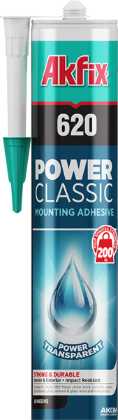 Клей каучуковый монтажный Akfix 620 Power Classic 310мл — фото 1
