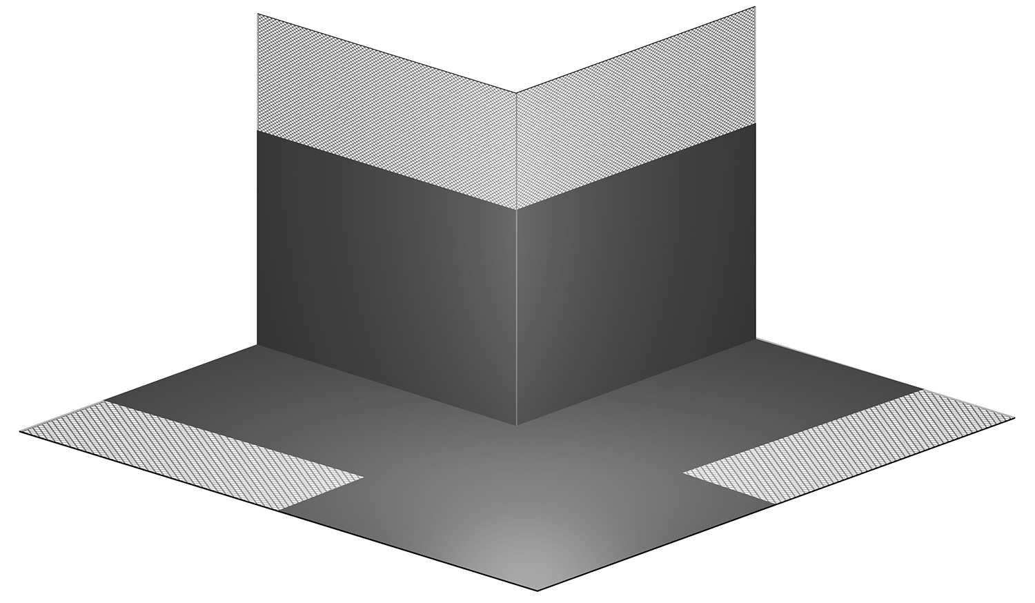 Гидролента Плитонит угол внешний 270гр. ширина 120мм