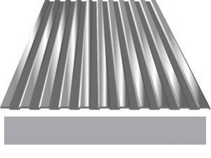 Профнастил С- 8 0,45 х1200х2000 серый