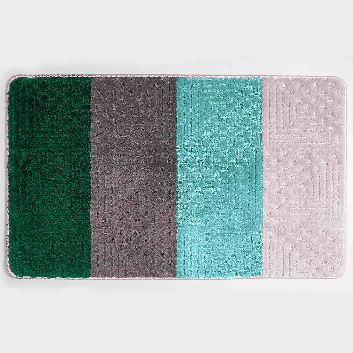 Коврик AQUA-PRIME SILVER из 1 шт. 60х100см 11мм (бирюзовый)/SIL.202239-1,60/100-TQ/ — фото 1