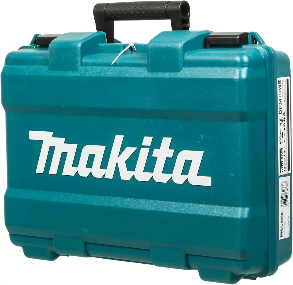Дрель аккумуляторная ударная НР 347 DWE (MAKITA) /14,4В; 2х1,5 Aч Li-Ion; 30Нм 0-400/0-1400об/мин, 0-6000/0-21000 уд/мин; БЗП10мм, G аккум. серия, 1,5кг, кейс/ — фото 4